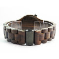 Montre-bracelet en bois pour homme avec logo en bois sur mesure